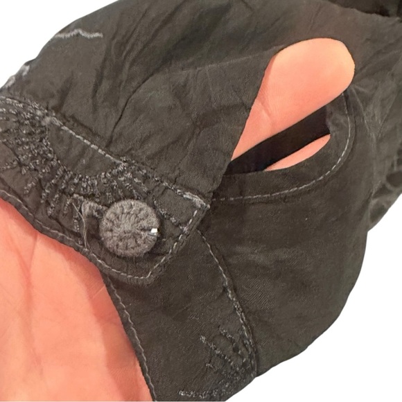 Johnny Was Lemmi Blouse Embroidered Black Women's Top XS NEW - Picture 11 of 14